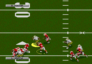 NFL Football '94 Starring Joe Montana (USA) In game screenshot